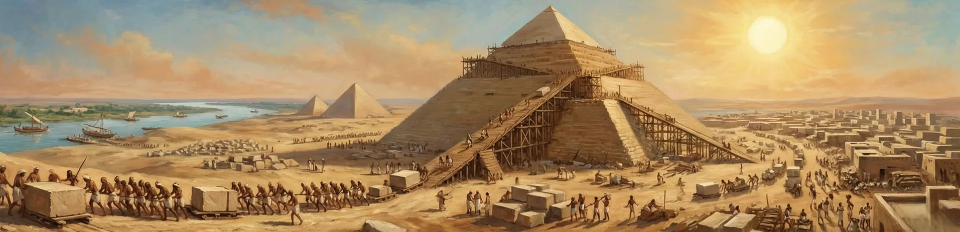 Giza Platosu (Piramit İnşaatı)