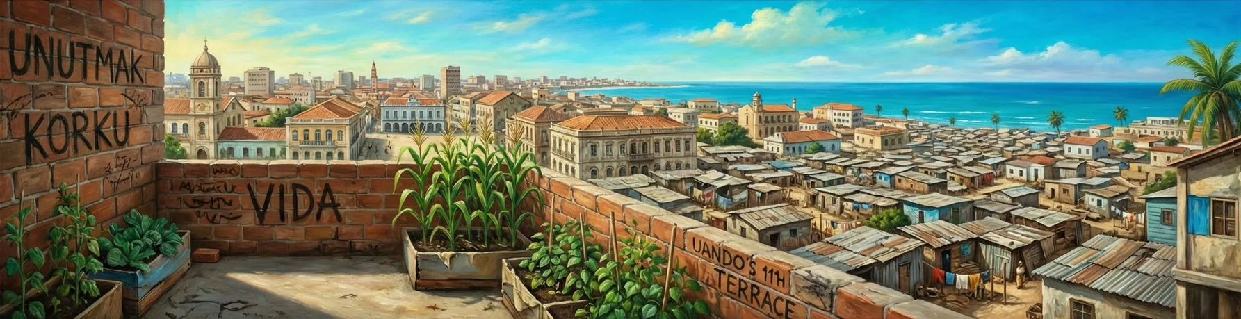 Hasetçiler Apartmanın dan Luanda Görünümü