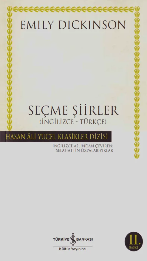 Emily Dickinson - Seçme Şiirler