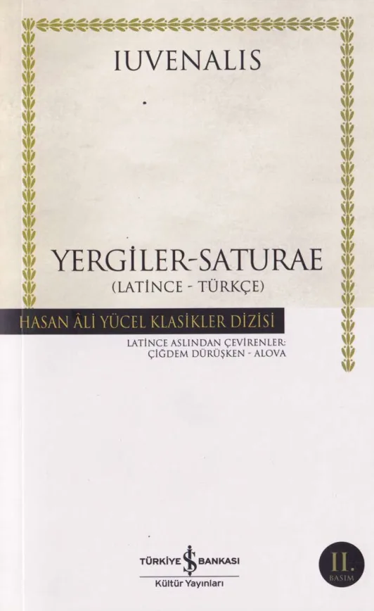 Yergiler - Saturae